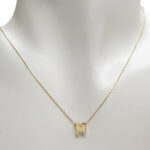 Gouden ketting met M hanger
