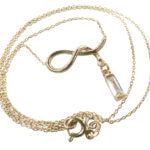Gouden fantasie zirkonia hanger