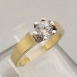 Gouden Christian zirkonia ring