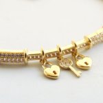 18 karaat gouden zirkonia armband