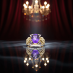 Gouden ring met amethist