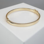 Geel gouden 14 karaat Christian armband