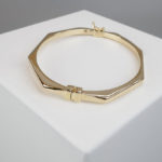 Geel gouden Christian fantasie armband