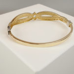 Geel gouden fantasie slavenarmband