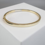 Gouden Christian slavenarmband met diamanten