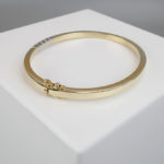 Gouden Christian slavenarmband met diamanten
