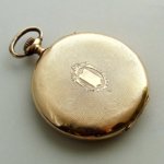 Gouden vintage zakhorloge