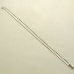 Wit gouden diamanten hanger en collier
