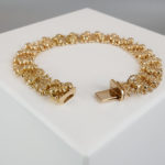 14 karaat rosé armband vintage