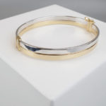 Gouden Christian bicolor slavenarmband