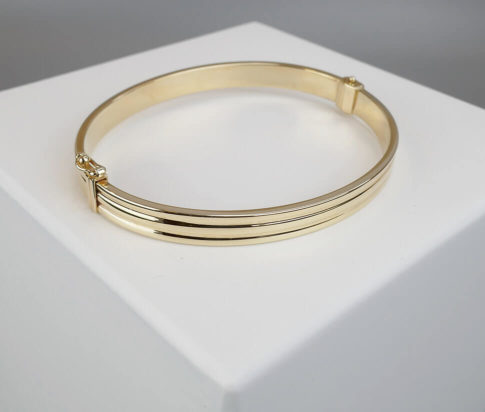 Goud Christian armband