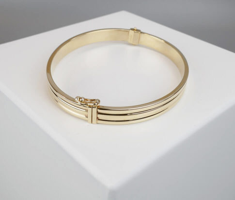 Goud Christian armband