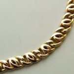 14 karaat geel goud collier