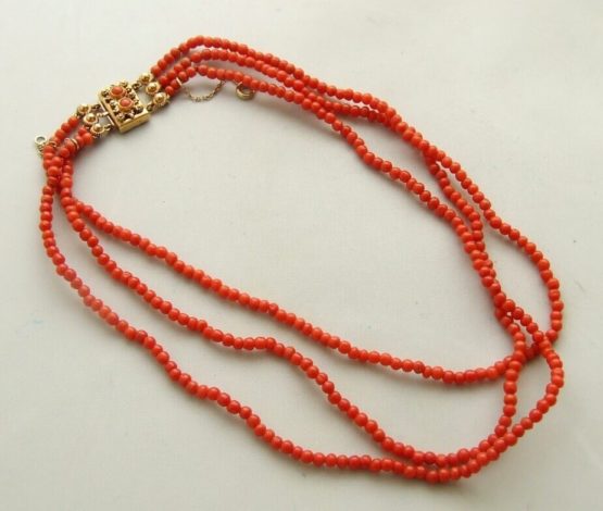 Bloedkoraal collier