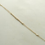 Geel goud zirkonia armband
