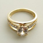 Zirkonia gouden ring