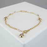 Christian gouden bedel armband