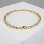 Christian gouden zirkonia armband