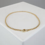 Gouden Christian jasseron armband