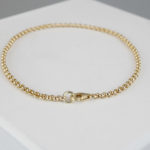 Gouden Christian jasseron armband
