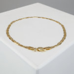 Gouden schakel armband