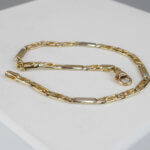 Gouden valkenoog armband