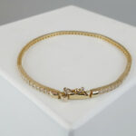 Christian geel gouden zirkonia armband