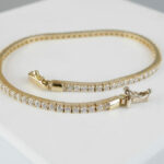 Christian geel gouden zirkonia armband