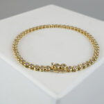 Christian gouden tennisarmband