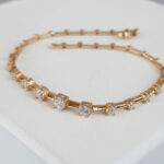 Rose gouden armband met zirkonia