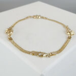 Gouden olifanten armband