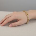 Geel gouden closed forever armband