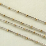 Bicolor collier met parel hanger