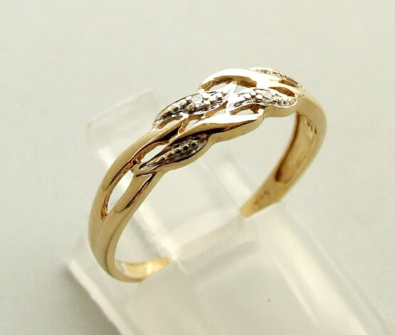 Diamanten gouden ring