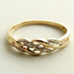 Diamanten gouden ring