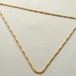 Geel gouden 18 karaat collier
