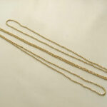 Geel gouden bolletjes collier