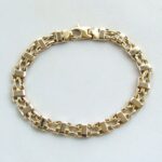 Goud schakelarmband