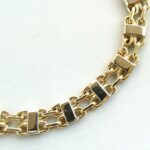 Goud schakelarmband