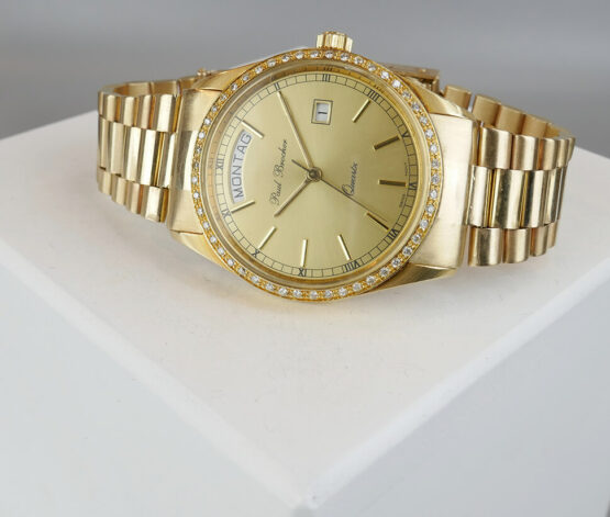 Gouden Paul Brocher horloge