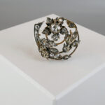 Antieke broche met diamanten