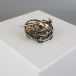 Antieke broche met diamanten