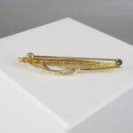 Bicolor gouden broche