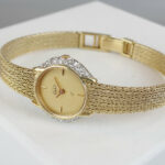 Geel gouden diamanten horloge