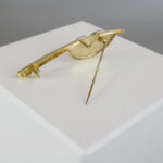 Bicolor gouden fantasie broche