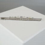 Wit gouden broche