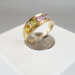 Christian toermalijn gouden ring
