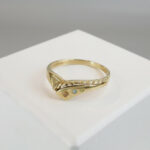 Christian ring met 3 diamanten