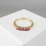 Gouden ring met toermalijnen