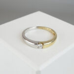 Christian bicolor ring met diamant